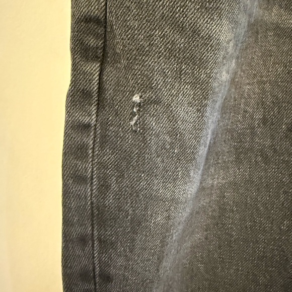 NWT Madewell The Dean Easy Straight Jean in Ripley Wash, Faded Black, Size 33 - Picture 12 of 12